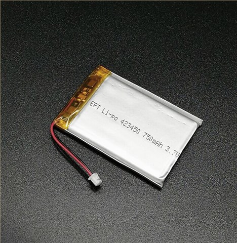 3.7V 750mAh ETC聚合物锂电池