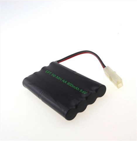 9.6V 800mAh AA 5号玩具车镍氢电池